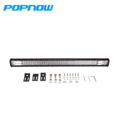 LED Light Bar 37Inch 504W Spot Flood Combo Driving Lamp Triple Rows Off Road