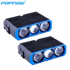 Car Spotlights Led Grille Lights with DRL Dual Fans Driving Fog Work Light External Auxiliary Light Off-road Vehicle Truck