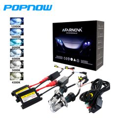 H4 Hi/Lo 55W 6000K HID Xenon Bulb Slim Ballast Xenon Conversion Kit