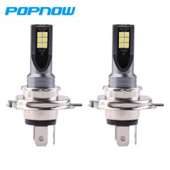 Pair H4 9003 HB2 LED Fog Light Bulbs 3030 12SMD 48W High Quality