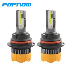 A8 9007/HB5 Hi/Lo Beam Headlight Replacement Bulbs, Plug N Play 8000Lm 6500K Xenon White 12V