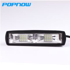 White 6inch 48W Automotive Led Light Bar Strobe Flash Super Bright