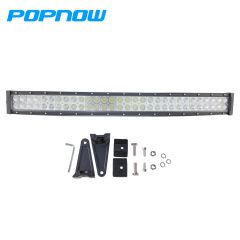 Led Light Bar 31inch Curved Row 180W Spot Flood Combo Waterproof for Boat