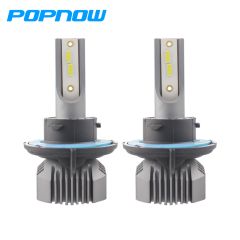 S1 H13 Auto Led Lights, New 9008 Mini 6500K Cool White CSP Chips Fanless for Front Car