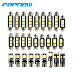 27 PCS Super Bright Interior Led Bulbs Canbus for Benz Elass W211 02-08