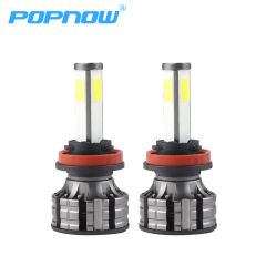 WL-S4 H11/H9/H8 Auto Replacement Bulbs 360 Degree 80W 8000Lm 6000K 500% Brighter Halogen Replacement