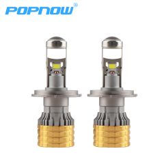 PL80 H4 HB2 9003 Hi/lo Mini Projector Headlight Bulbs 12000LM 110W Canbus Bi Led Lens Auto Part 12V 