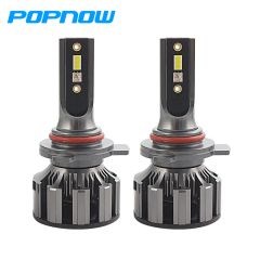 RGB 9012 LED Car Headlight Bulbs, 80W 8000LM 6500K Colourful 12V with Fan