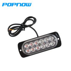 Motor Truck 12V 24V 12 Led Flashing Emergency 36W Led Strobe Red Blue