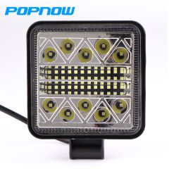 4inch 102W Squre Automotive Led Work Light White Strobe Flash 34LED Wide Angle