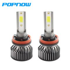 V6 H11/H8/H9 Led Auto Replacement Light Bulbs, Upgraded Easy Installation 80W 8000Lm Offroad