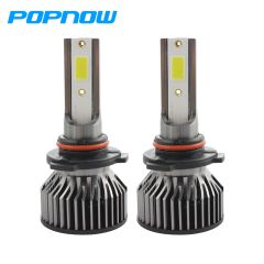 V6 9005 HB3 Led Automotive Bulbs, 8000LM 80W 6500K White 12V for Car with Cooling Fan