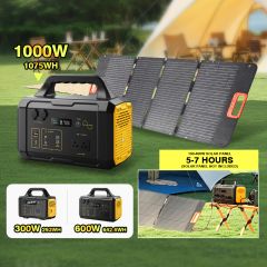 Outdoor Camping Power Supply Solar Panels Solar Generator 300W 600W 1000W Portable Power Stations