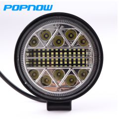 4inch 102W Round Automotive Led Work Light 34LED Wide Angle White Strobe Flash