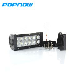 36W Flood Spot Combo Led Light Bar Amber White Off Road for Pickup Truck