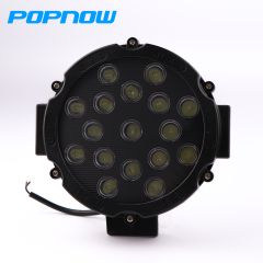 51W Round Automotive Led Work Light Spot White