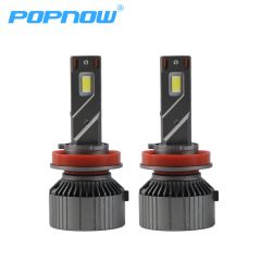 X5 H11 H8 H9 Led Headlamp Bulbs Professional 3570 CSP Turbo Cooling Fan 12V 24V for Vehicle Auto