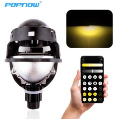 High Power 2.5 Inch Bi Led Projector Lens Headlights 12V APP Controls Colors Bi Led Projector Lens