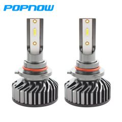 P8 9005 Car Lights, HB3 Fast Installation 90W 360° High Beam Direct Replacement White with Fan