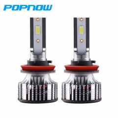 V8 H11/H8/H9 Automotive Led Headlights ice blue light 120W 500% Brighter Adjustable Fog Lights 12V Pack of 2