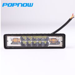 6inch Automotive Led Light Bar Spot Strobe Flash 48W Super Power