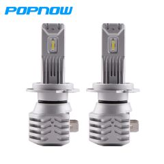 T100 H7 Automotive Led Replacement Lights, Brighter 60W 6000Lm Mini Size Plug-in 12V fanless